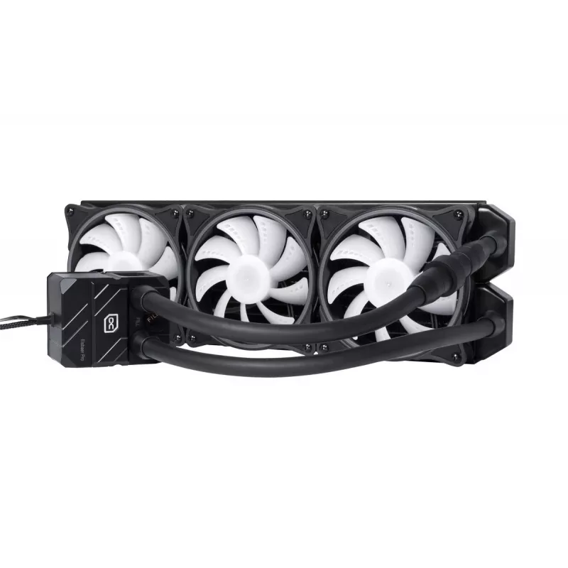 Alphacool Eisbaer Pro Aurora 360 processor all-in-one vloeistofkoeler 12 cm zwart, wit 1 st.