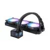 Alphacool Eisbaer Pro Aurora 360 processor all-in-one vloeistofkoeler 12 cm zwart, wit 1 st.