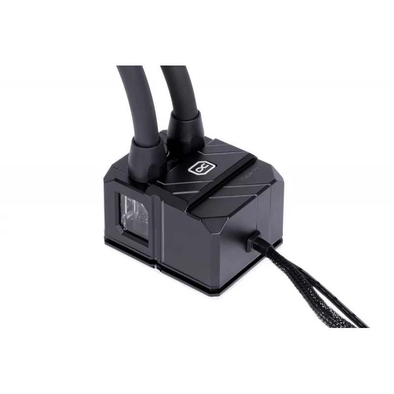 Alphacool Eisbaer Pro Aurora 360 processor all-in-one vloeistofkoeler 12 cm zwart, wit 1 st.