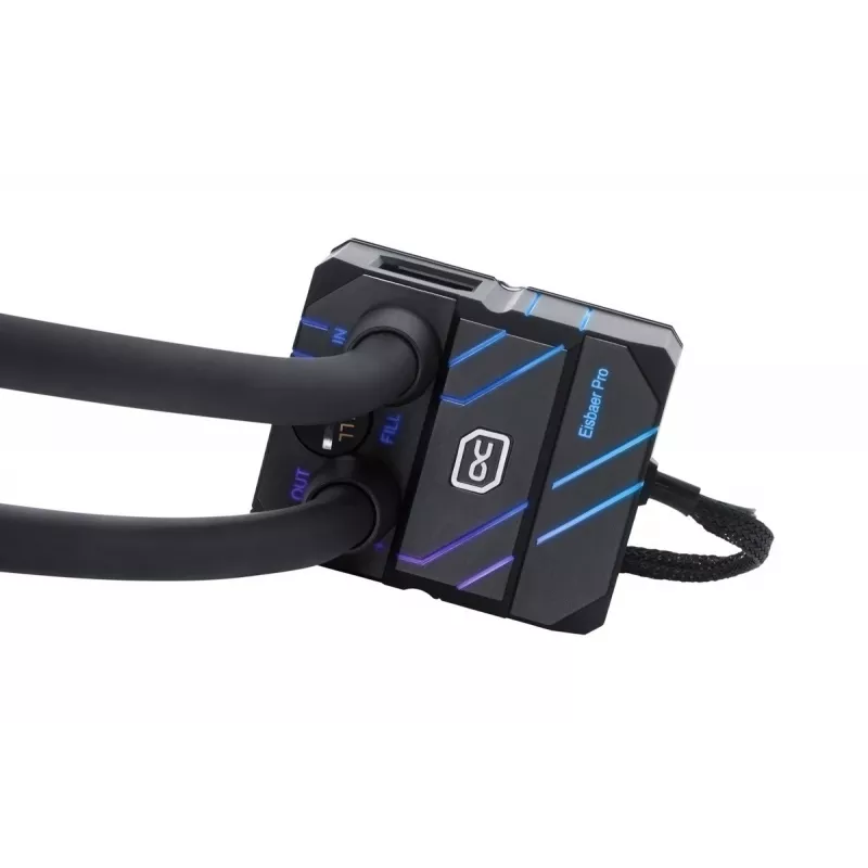 Alphacool Eisbaer Pro Aurora 360 processor all-in-one vloeistofkoeler 12 cm zwart, wit 1 st.
