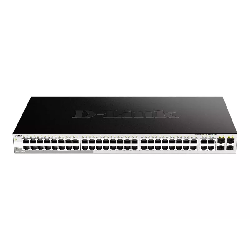 D-Link 48-poorts Gigabit Smart Managed switch met 4 combo 1000BASE-T/SFP-poorten