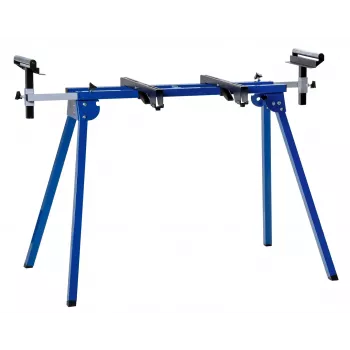 Verstekzaagstandaard Scheppach UMF1550, metalen standaard met 4 poten, max. draagvermogen 150 kg, max. lengte 194,5 cm, afmeting 950×540×810 mm, zwart