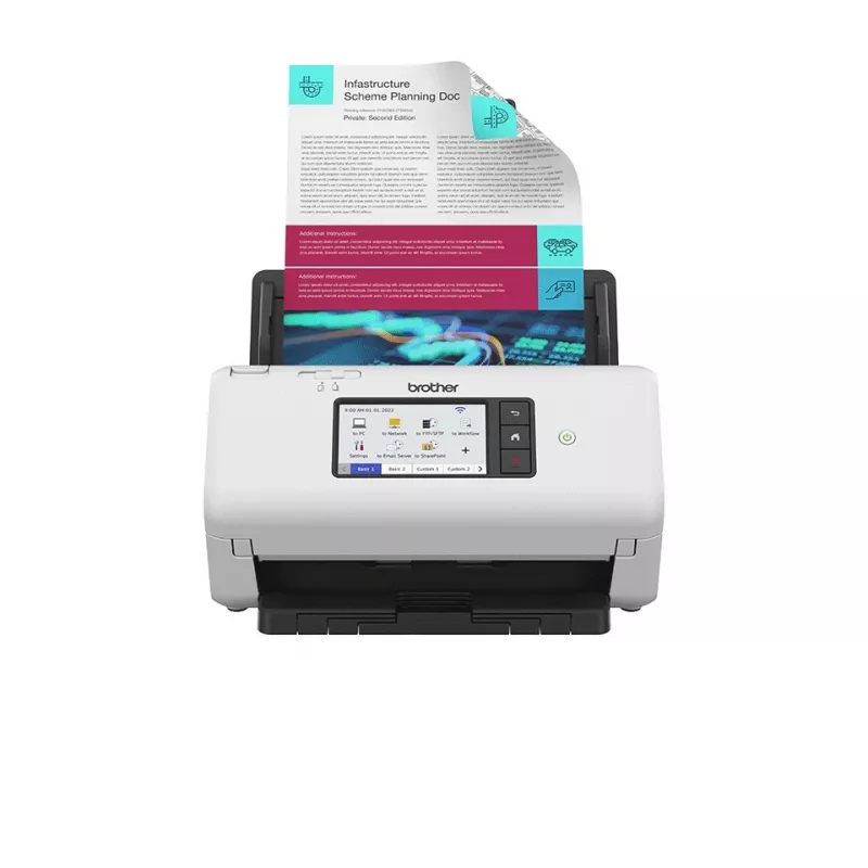 ADF-scanner Brother ADS-4700W 600 x 600 DPI A4 zwart-wit