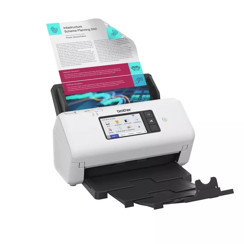ADF-scanner Brother ADS-4700W 600 x 600 DPI A4 zwart-wit