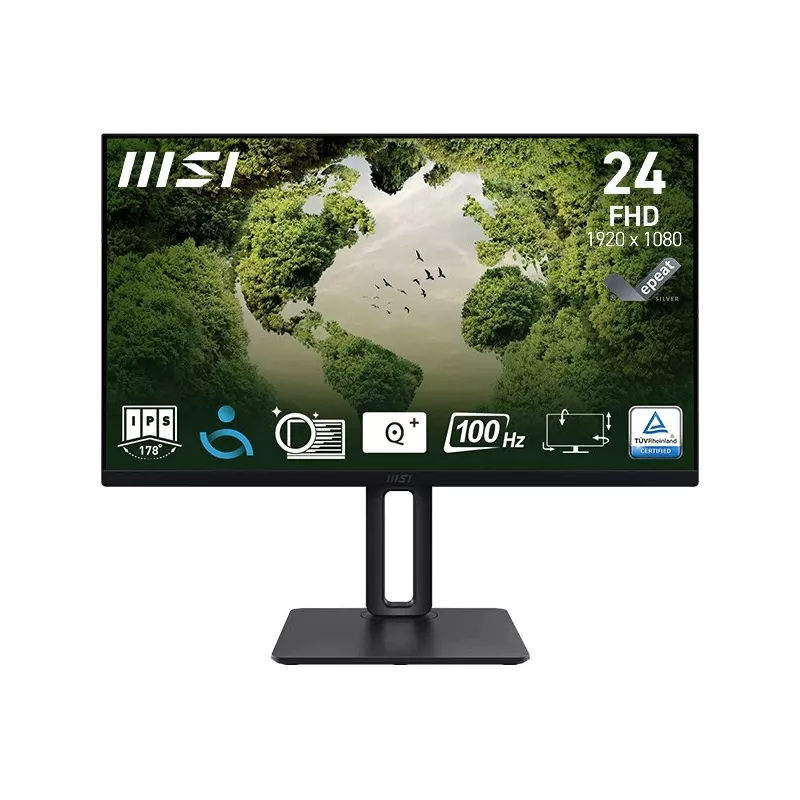 MSI Pro MP245PG 24 inch IPS FHD HDMI/DP pivot - flatscreen - 61 cm