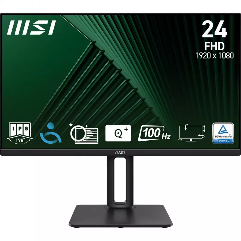 MSI Pro MP245PG 24 inch IPS FHD HDMI/DP pivot - flatscreen - 61 cm