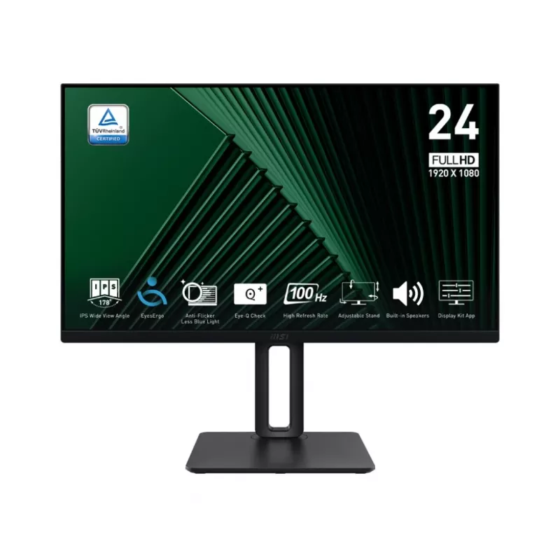 MSI Pro MP245PG 24 inch IPS FHD HDMI/DP pivot - flatscreen - 61 cm