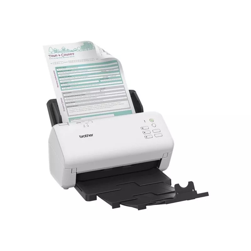 ADF-scanner Brother ADS-4300N – A4, 600 x 600 DPI, duplex, 80-vel ADF, dual CIS, LED (zwart/wit)