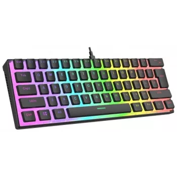 Bedraad mechanisch toetsenbord - Rampage RADIANT K11 zwart RGB
