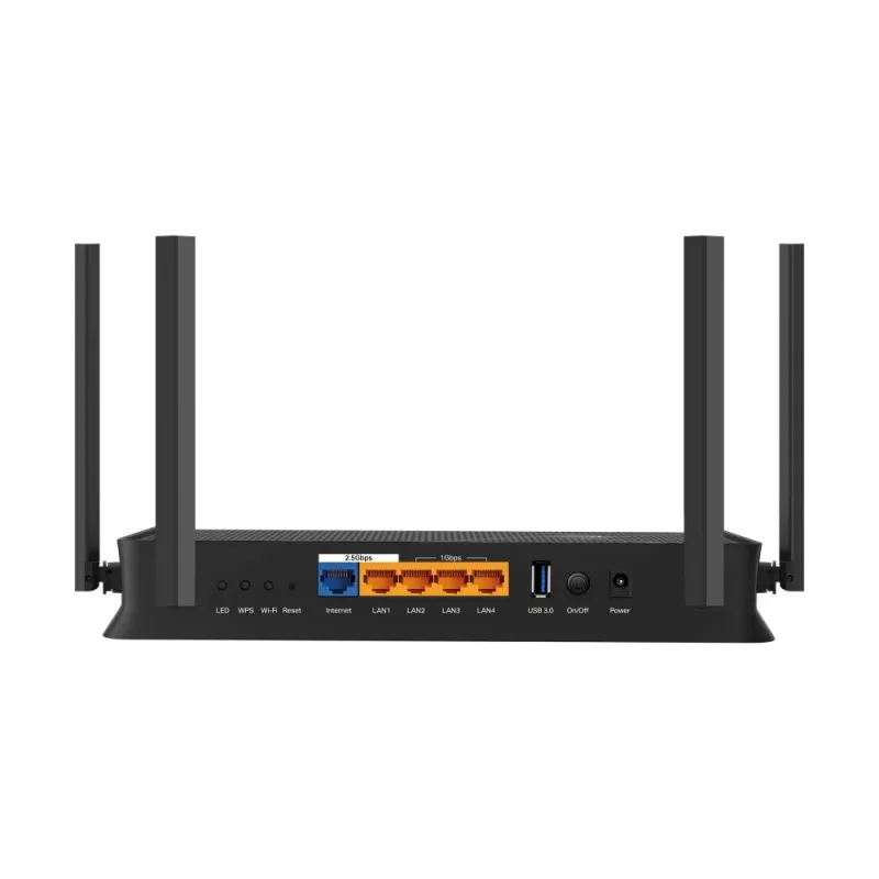 TP-Link Archer BE3600 wifirouter 2,5 Gigabit Ethernet dualband (2,4 GHz / 5 GHz) zwart