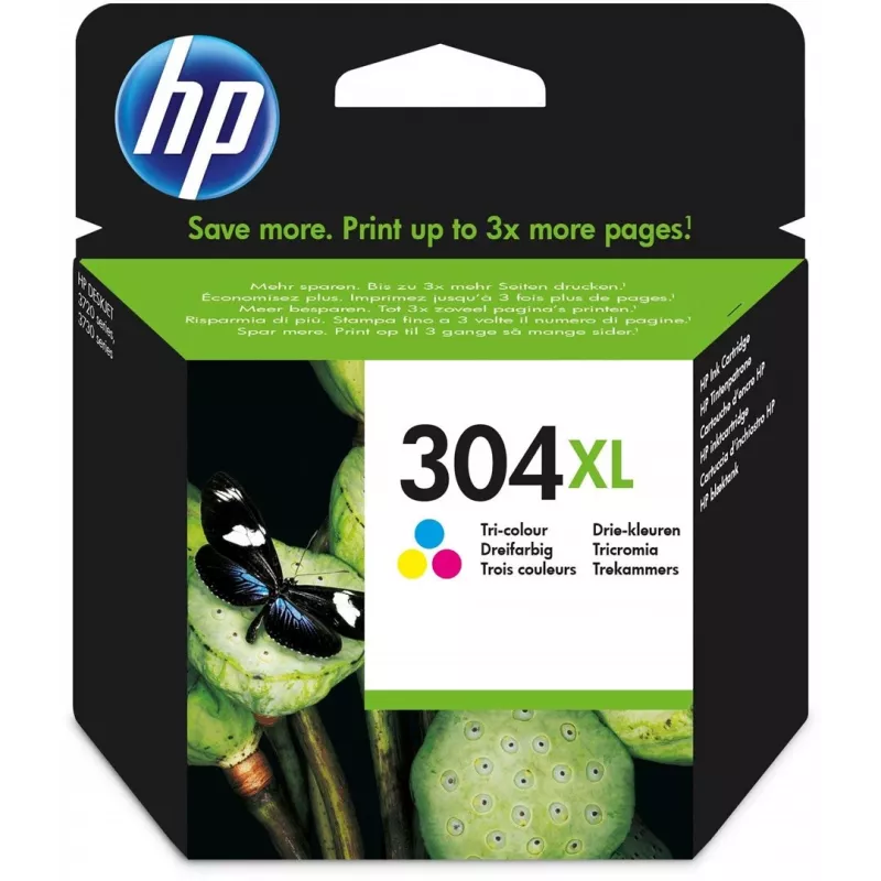 HP 304XL Tri-Color originele inktcartridge
