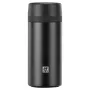 Isolatieflacon ZWILLING THERMO 0,42 L, roestvrij staal, zwart, 7 uur warm / 10 uur koud