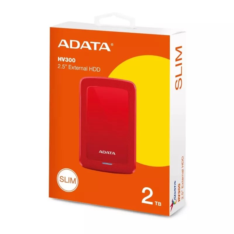 DashDrive HV300 2TB 2,5 inch USB 3.1 rood