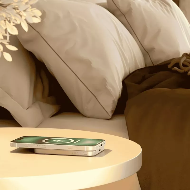 ZENS Pro 1 slank 5000 mAh draadloos laden wit