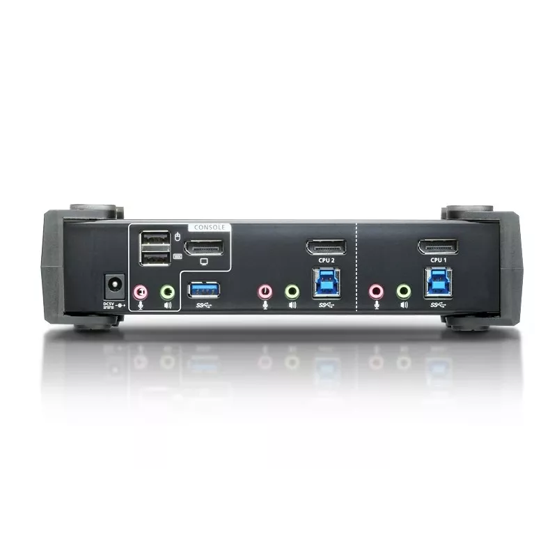 ATEN 2-poorts USB 3.1 Gen 1 4K DisplayPort 1.2 KVMP™ switch met audio (KVM-kabel inbegrepen)