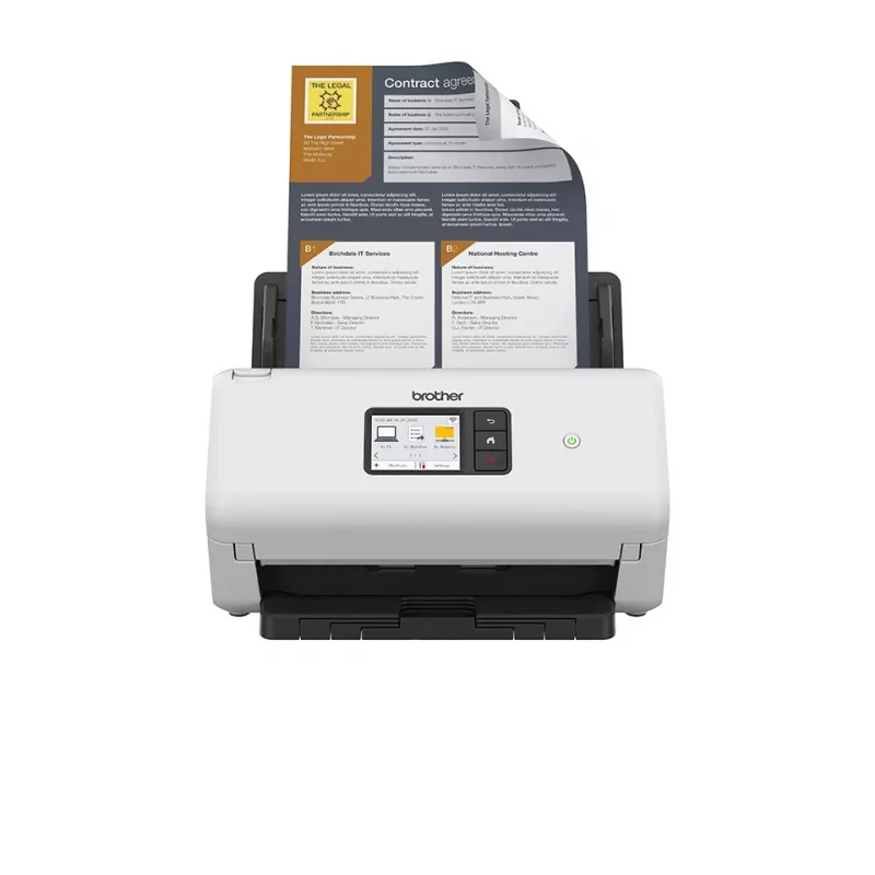 ADF-scanner Brother ADS-4500W 600 x 600 DPI A4 zwart wit
