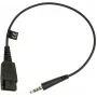 GN Jabra Jabra - headsetadapter - mini-stekker mannelijk naar Quick Disconnect mannelijk - voor SPEAK 410, 410 MS (8800-00-99)