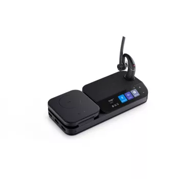 Yealink BH71-WORKSTATION hoofdtelefoon/headset draadloos in-ear kantoor/callcenter Bluetooth oplaadstation zwart