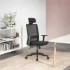 Ergo Office ER-425 ergonomische high-back bureaustoel, max. 150 kg, draaibaar, verstelbare steunen
