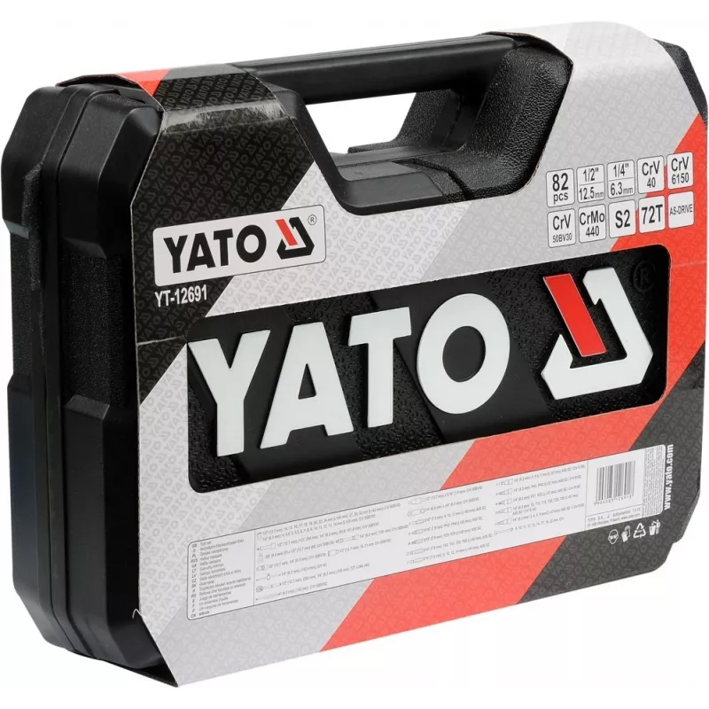Yato YT-12691 dopsleutelset 82-delig
