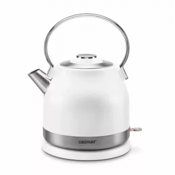 Zelmer ZCK7940 waterkoker 1,5 l 2200 W roestvrijstaal, wit