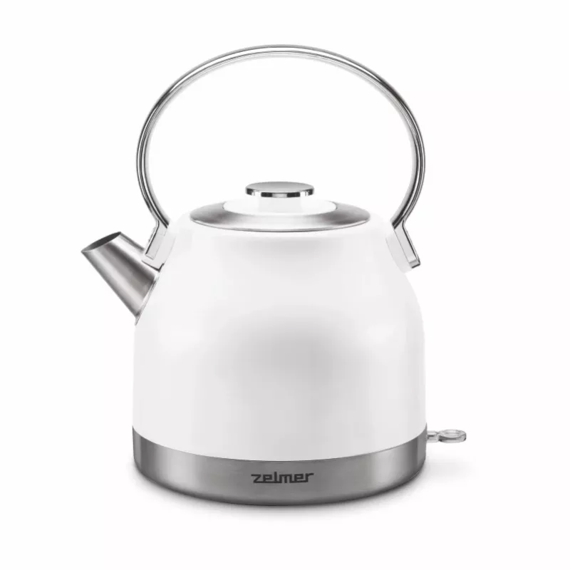 Zelmer ZCK7940 waterkoker 1,5 l 2200 W roestvrijstaal, wit