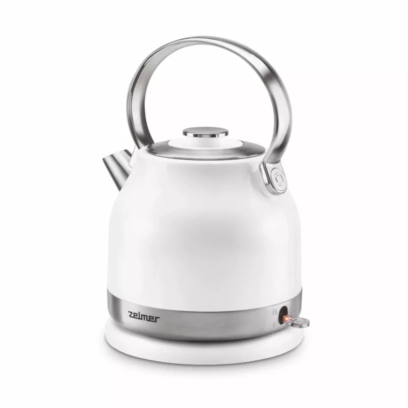 Zelmer ZCK7940 waterkoker 1,5 l 2200 W roestvrijstaal, wit