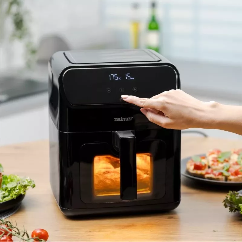 Zelmer ZAF6500 heteluchtfriteuse 6,5 l 1500 W zwart
