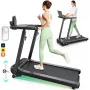 Urevo loopband met geïntegreerd werk- en oefentafel Foldi 3S maximaal gebruikersgewicht 120 kg minimumsnelheid 1 km/h maximumsnelheid 12 km/h