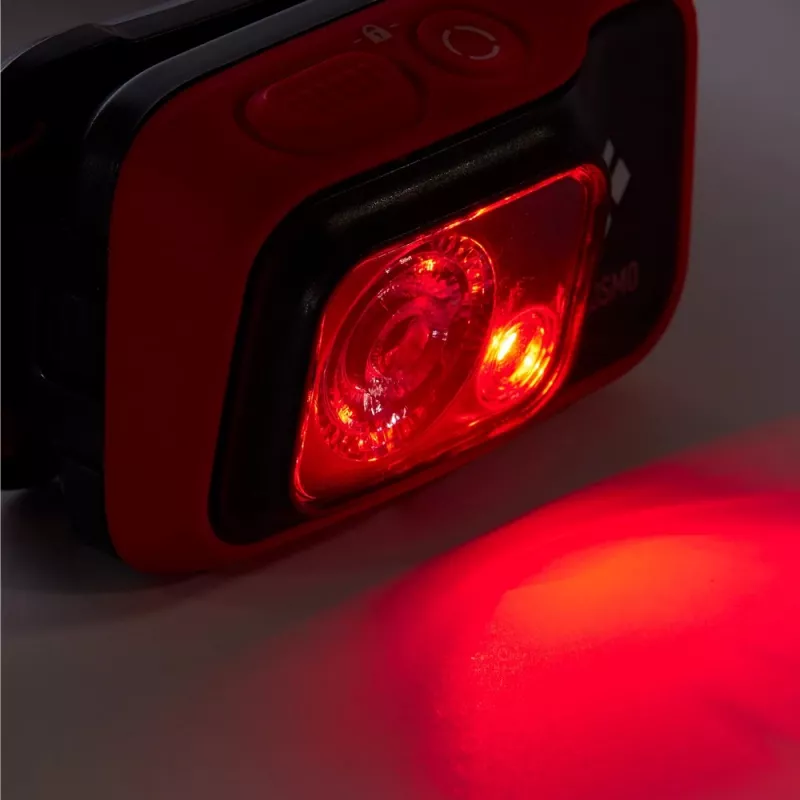 Black Diamond Cosmo 350 zwart, olijf hoofdlamp