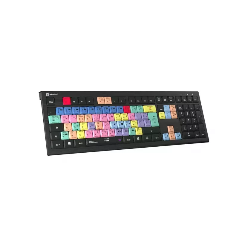Logickeyboard Adobe Premiere Pro CC ASTRA 2 verlicht toetsenbord Frans (LKB-PPROCC-A2PC-FR)