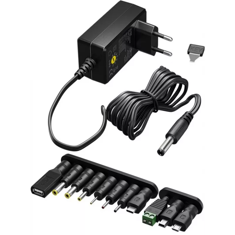 Goobay 64569 oplader voor mobiele apparaten universeel zwart AC - DC indoor (64569)
