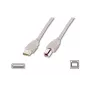 Logilink USB 2.0 verbindingskabel USB-A naar USB-B USB A stekker USB B stekker
