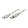 Logilink USB 2.0 verbindingskabel USB-A naar USB-B USB A stekker USB B stekker