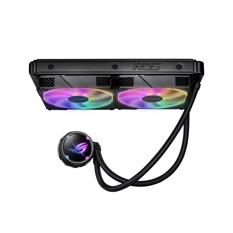 ASUS ROG STRIX LC II 280 ARGB processor all-in-one-vloeistofkoeler 14 cm zwart 1 stk.