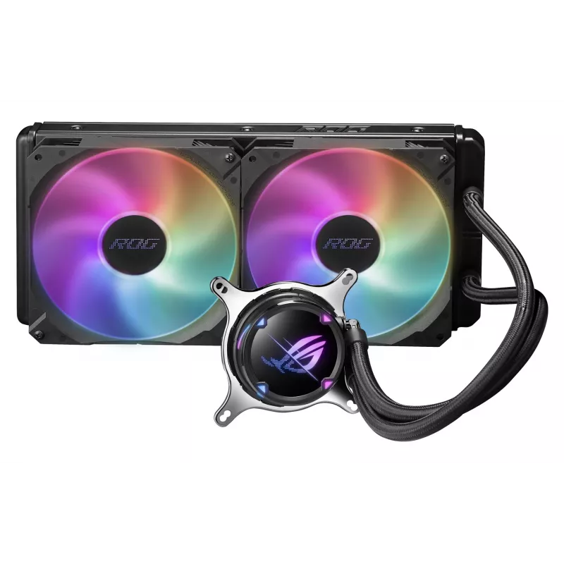 ASUS ROG STRIX LC II 280 ARGB processor all-in-one-vloeistofkoeler 14 cm zwart 1 stk.