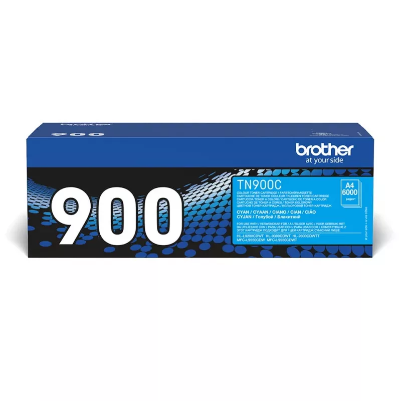 Toner Brother TN 900C cyaan 6000 pagina's