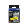 Brother HSe-611E krimpkous, 5,2 mm x 1,5 m, zwart op geel