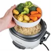Russell Hobbs 27020-56 Mini rijstkoker, 0,4 L, zwart/wit