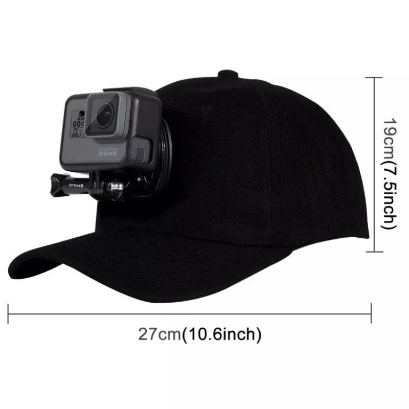 Puluz kap met sportcamerahouder (DJI, GoPro, Insta360)