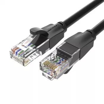 UTP-CAT6-Vention-netwerkkabel IBEBN RJ45 Ethernet 1000Mbit/s 15m (zwart)