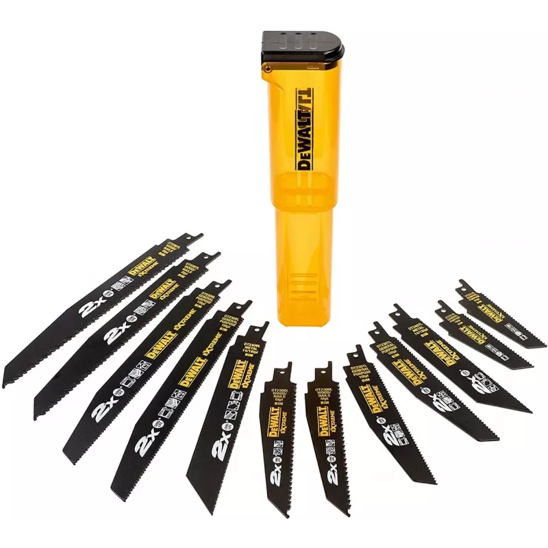 DEWALT reciprozaagbladen - 12-delige set