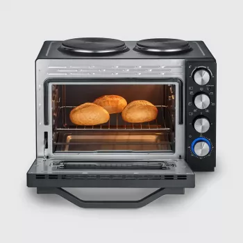 Severin TO 2073 XXL mini-oven 60 L 2200 W zwart grill