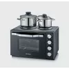 Severin TO 2073 XXL mini-oven 60 L 2200 W zwart grill