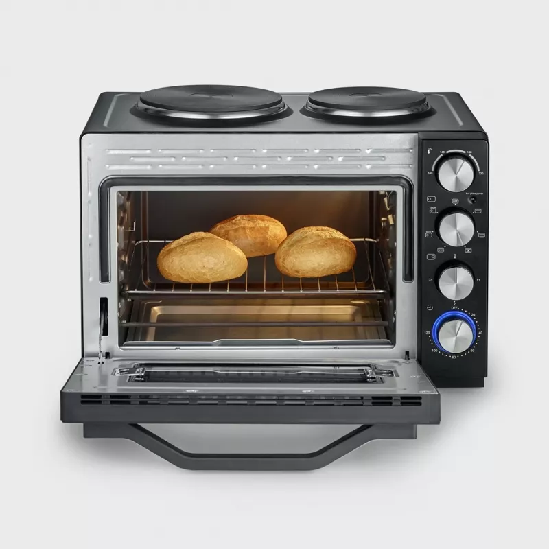 Severin TO 2073 XXL mini-oven 60 L 2200 W zwart grill