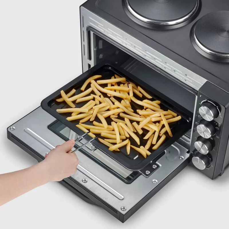 Severin TO 2073 XXL mini-oven 60 L 2200 W zwart grill