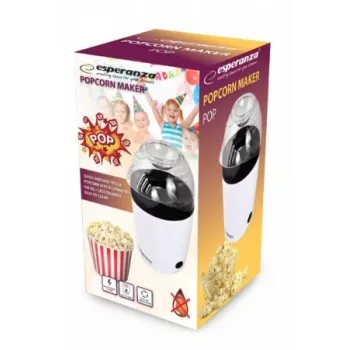 Popcornmachine Esperanza EKP006 zwart wit