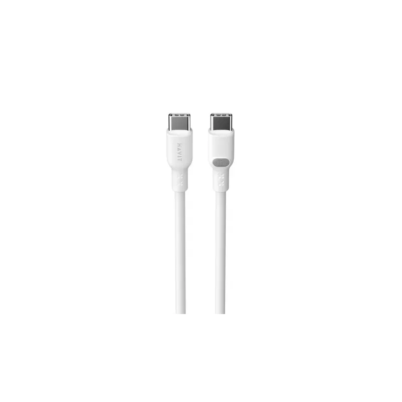 USB Type-C naar USB Type-C kabel Havit CB6280 1m wit