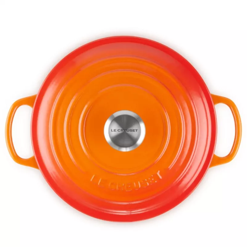 Le Creuset Signature braadpan 22 cm rood