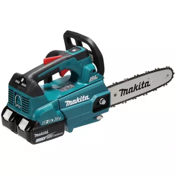 Top-handle accu-kettingzaag DUC256Z, 36 volt (2x18V) blauw/zwart, zonder accu en oplader